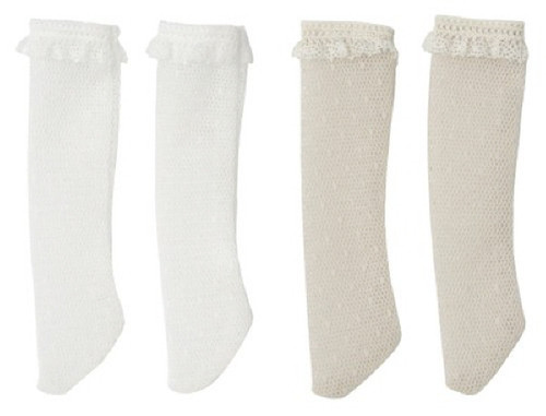 Azone KPT015-ASA Mushroom Planet "Dotted Water Stockings" A Set White, Beige