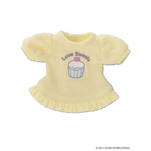 Azone KPT018-YEL Mushroom Planet "Love T-Shirt" Yellow