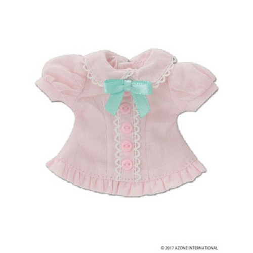 Azone KPT019-PNK Mushroom Planet 'Ribbon Frill Blouse' Pink