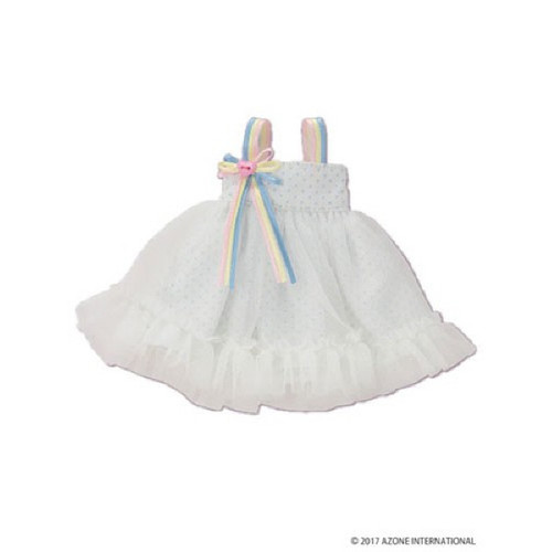 Azone KPT022-WHT Mushroom Planet "Shuwashwa Squash One Piece" White Squash