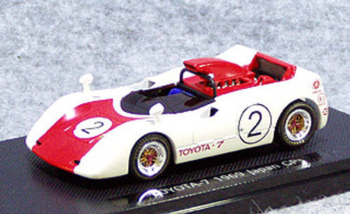 Ebbro 43663 Toyota 7 Japanese GP 1969 No.2 (White/Red) 1/43 Scale