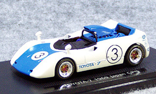 Ebbro 43664 Toyota 7 Japanese GP 1969 No.3 (White/Blue) 1/43 Scale