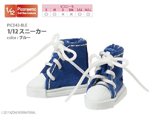 Azone PIC043-BLE 1/12 Sneaker Blue