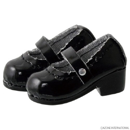 Azone PIC056-GBK 1/12 Pico D Strap Shoes Gross Black