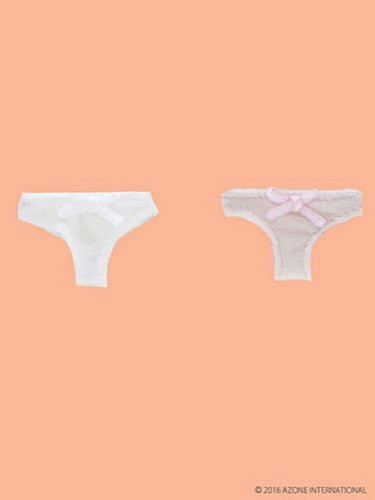 Azone PIC110-AST 1/12 Picco D Ribbon Shorts Set II White/Pink