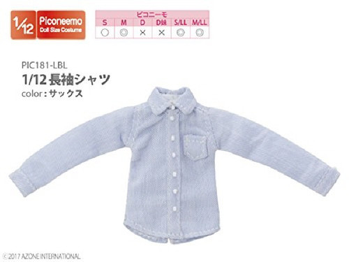 Azone PIC181-LBL 1/12 Long Sleeve Shirt Saxophone