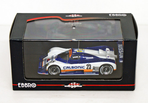Ebbro 43680 Nissan Calsonic R88 Le Mans 1988 No.23 (White/Blue) 1/43 Scale