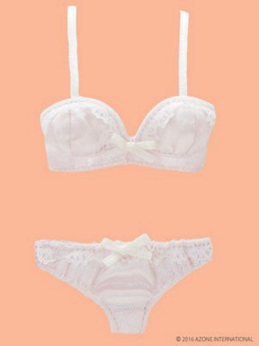 Azone PNM139-PNK PNM / LL Chest Bra & Panties Set Pale Pink