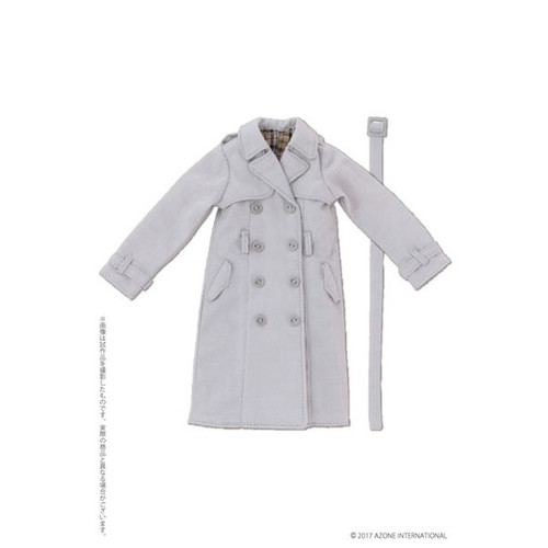 Azone PNM169-LGR PNM Trench Coat Light Gray