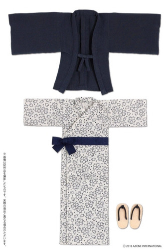 Azone POC440-NVY PNS Onsen Hot Spring Yukata Set Navy