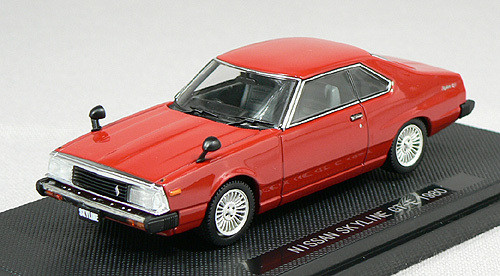 Ebbro 43757 NISSAN SKYLINE GT-EX 1980 Red 1/43 Scale