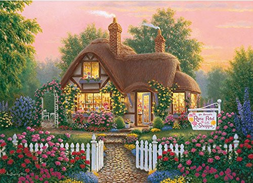 APPLEONE Jigsaw Puzzle 500-251 Richard Bums Rose Petol Shoppe (500 Pieces)