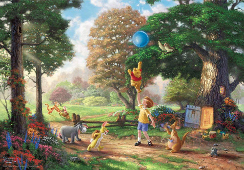 Tenyo Japan Jigsaw Puzzle D-1000-030 Disney Winnie The Pooh II Special Art Collection (1000 Pieces)