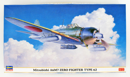 Hasegawa 09813 Mitsubishi A6M7 Zero Fighter Type 62 1/48 Scale kit