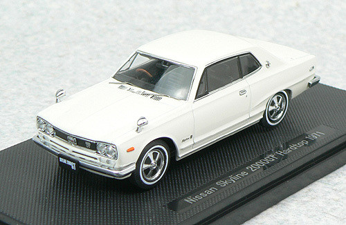 Ebbro 43961 NISSAN SKYLINE 2000GT Hardtop White 1/43 Scale