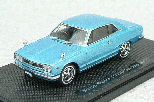 Ebbro 43969 NISSAN SKYLINE 2000GT Hardtop Blue 1/43 Scale