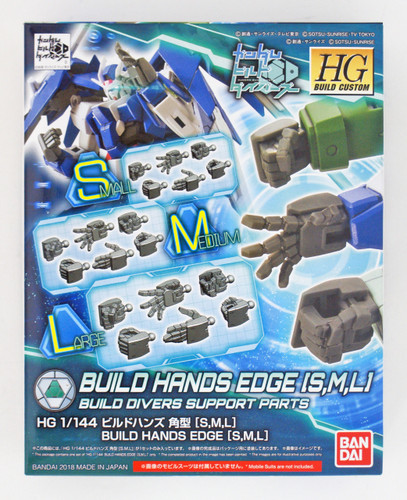 Bandai HG Gundam Build Custom 043 Build Hands Edge (S/M/L) 1/144 Scale Kit