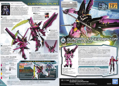 Bandai Gundam Build Divers 019 Gundam Love Phantom 1/144 Scale Kit