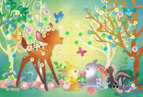 Epoch Jigsaw Puzzle Decoration 70-023 Disney Bambi Silhouette (70 Pieces)