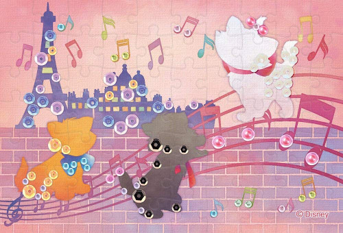 Epoch Jigsaw Puzzle Decoration 70-021 Disney The Aristocats Silhouette (70 Pieces)
