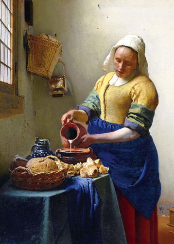 Epoch Jigsaw Puzzle 54-020 World Paintings Vermeer The Milkmaid (2000 S-Pieces)