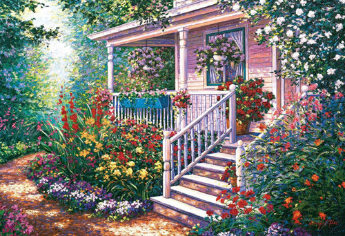 Epoch Jigsaw Puzzle 31-508 Art Schaefer-Miles Mary Ann Cottage (1053 S-Pieces)