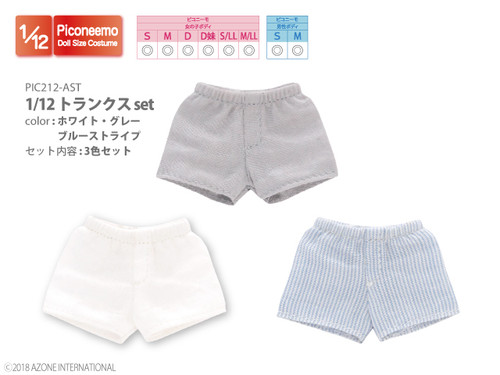 Azone PIC212-AST 1/12 Picco Neemo Boy Trunks Boxer Shorts Set