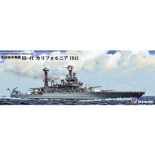Pit-Road Skywave W-187 USS Battleship BB-44 California 1941 1/700 Scale kit