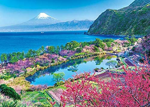 APPLEONE Jigsaw Puzzle 500-252 Hana Peach Mt. Fuji Shizuoka Japan (500 Pieces)