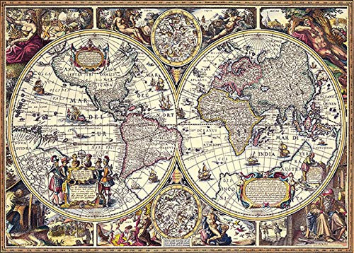 Beverly Jigsaw Puzzle 66-101 Antique Map (600 Pieces)