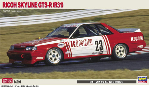 Hasegawa 20372 Ricoh Skyline GTS-R (R31) 1/24 Scale kit