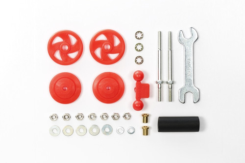 Tamiya Mini 4WD 95402 Large Diameter Stabilizer Head Set (17mm) Red