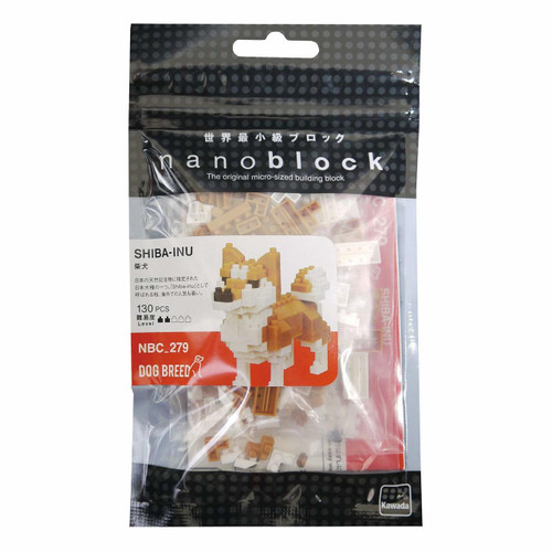 Kawada NBC-279 nanoblock Dog Breed Shiba Inu