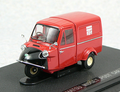 Ebbro 44215 Daihatsu Midget Post Car 1961 (Red) 1/43 Scale