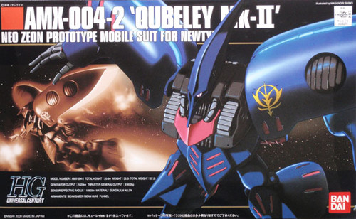 Bandai HGUC 011 Gundam AMX-004-2 QUBELEY Mk-II 1/144 Scale Kit