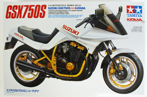 Tamiya 14034 Suzuki GSX750S New Katana Kit 1/12 Scale Kit