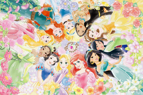 Epoch Jigsaw Puzzle Decoration 97-001 Disney Princess Floral Dream (1000 Pieces)