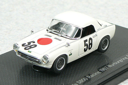 Ebbro 44250 Honda S800 Racing 1967 Nurburgring 1/43 Scale