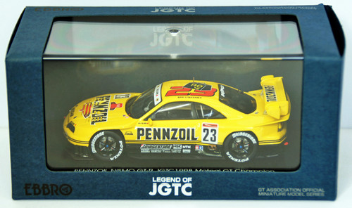 Ebbro 44251 Pennzoil Nismo GT-R Jgtc 1998 Hdf (Yellow) 1/43 Scale