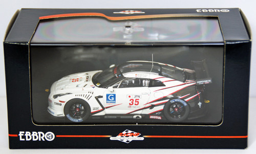 Ebbro 44305 NISSAN GT-R GT1 2009 SilverstOne 1/43 Scale