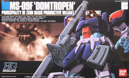 Bandai HGUC 017 Gundam MS-09F DOMTROPEN 1/144 Scale Kit