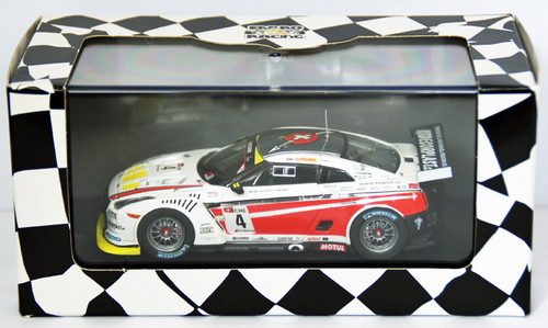 Ebbro 44356 Nissan GT-R GT1 2010 Swiss Racing Team No.4 1/43 Scale