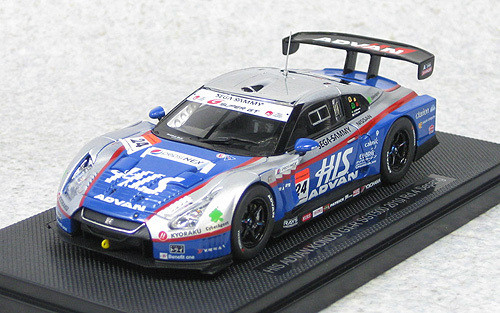Ebbro 44428 HIS Advan Kondo GT-R Super GT500 2010 Sepang No.24 (Blue/Silver)