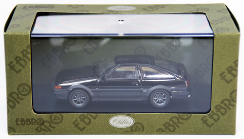 Ebbro 44494 Toyota Sprinter Trueno AE86 With Alloy Wheel (Black) 1/43 Scale