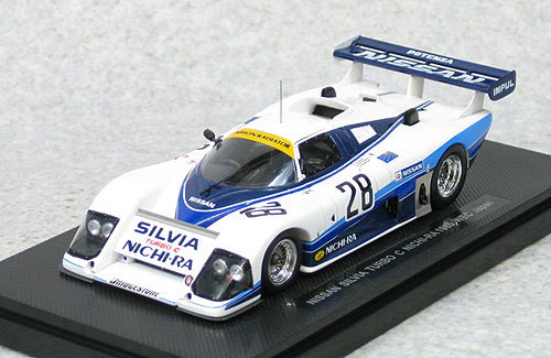 Ebbro 44506 Nissan Silvia Turbo C Nichira WEC JAPAN 1985 No.28 (White/Blue)