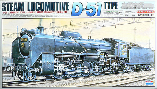 Arii 356012 Japanese Steam Locomotive Type D51 1/50 Scale Kit (Microace)