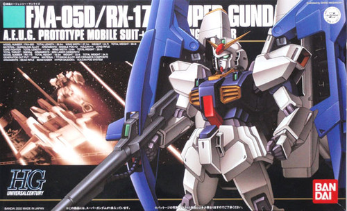 Bandai HGUC 035 Gundam FXA-05D/RX-178 1/144 Scale Kit