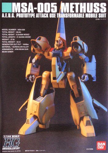Bandai HGUC 061 Gundam MSA-005 METHUSS 1/144 Scale Kit