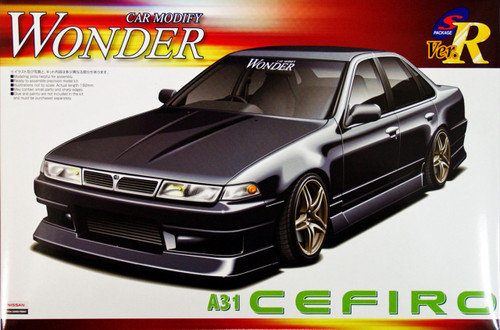 Aoshima 03718 Nissan Cefiro (A31) WONDER Car Modify 1/24 Scale Kit