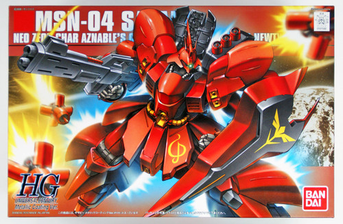 Bandai 615688 GUNDAM MSN-04 Sazabi Metallic Coating Version 1/144 Scale Kit